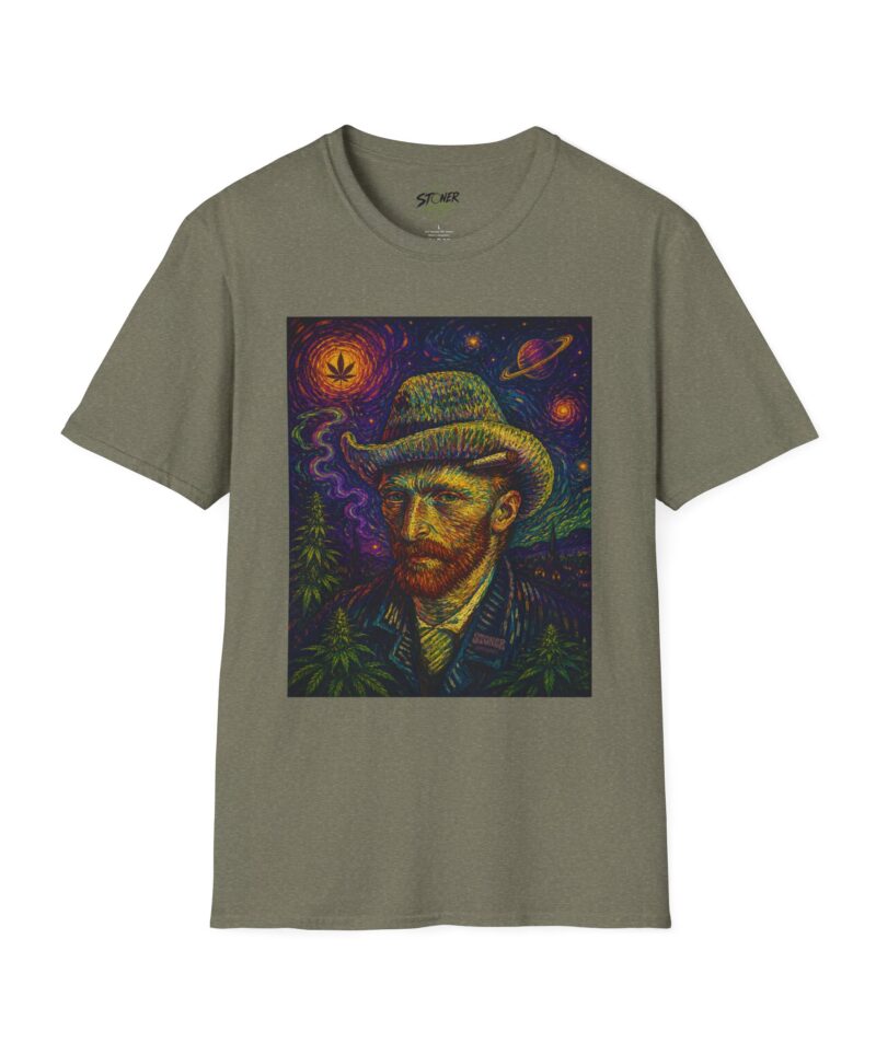 Stoner Apparel Psychedelic Cosmic Van Gogh T-Shirt
