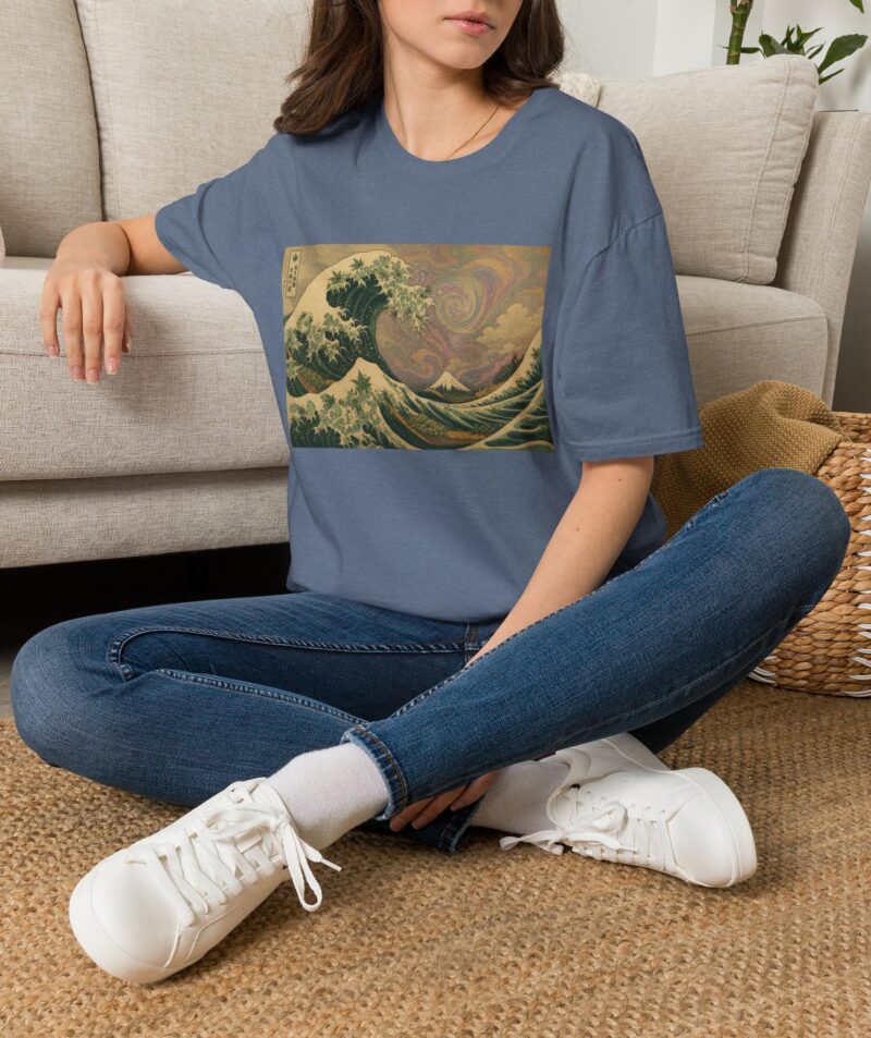 Stoner Apparel Great Wave Japanese Print Tee