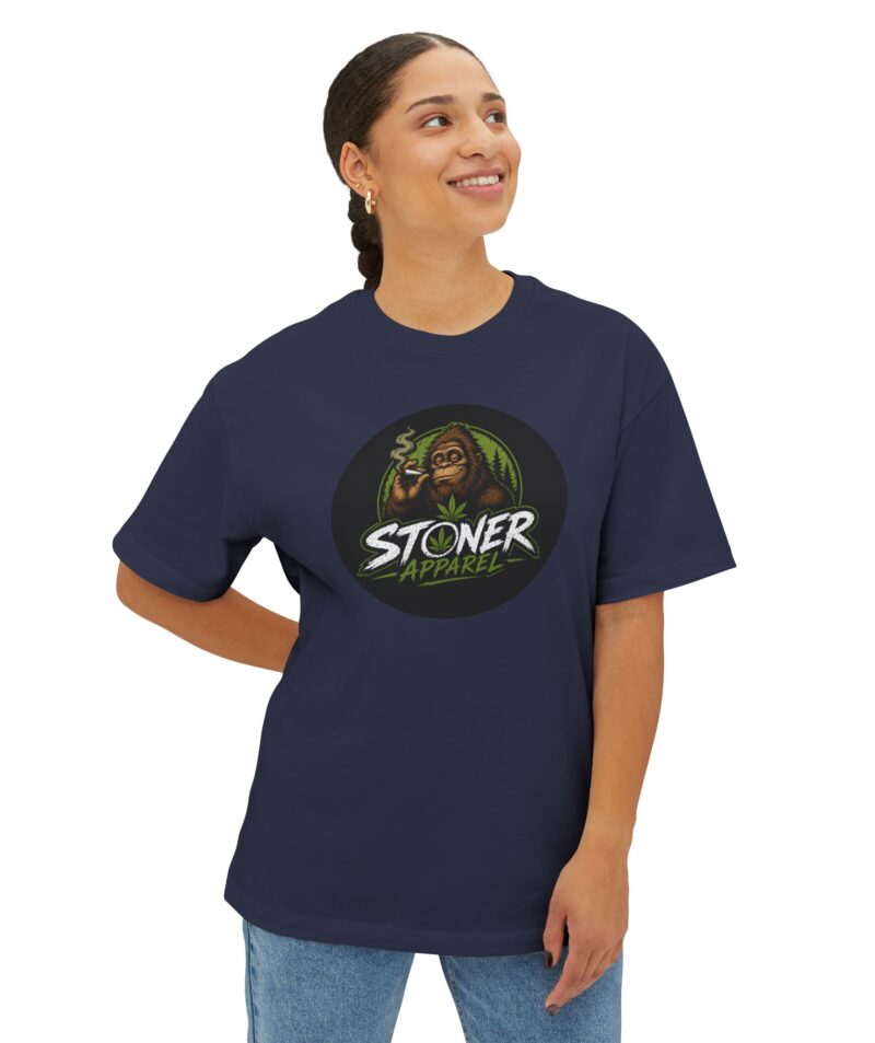 Stoner Apparel Tee — Smoking Sasquatch Oversized T‑Shirt