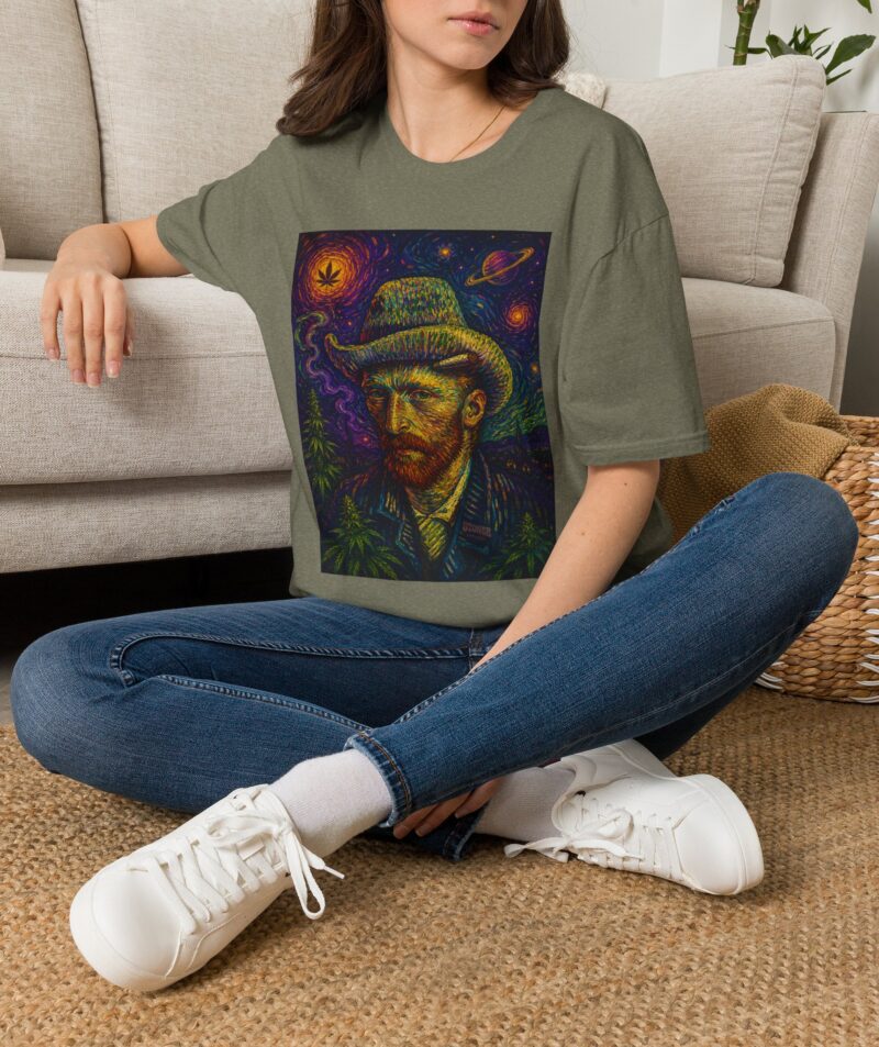 Stoner Apparel Psychedelic Cosmic Van Gogh T-Shirt
